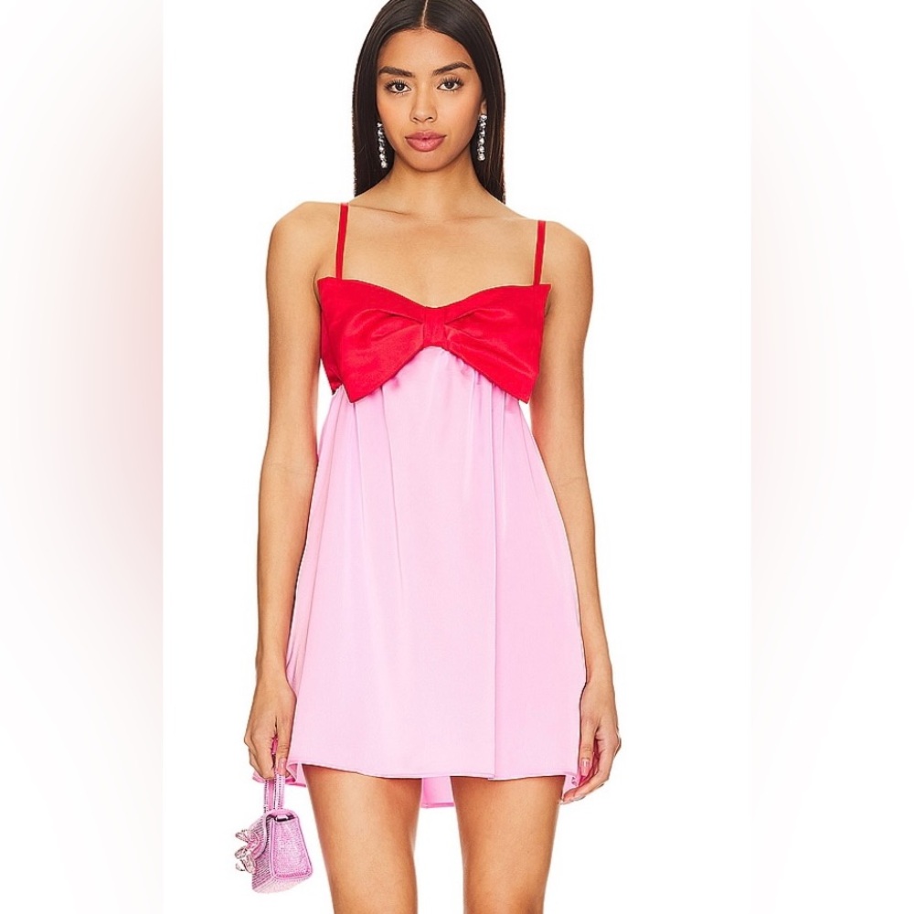 REVOLVE Mini Dress in VDay Colorblock